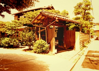 建物前,町,屋外,夏,ヴィンテージ