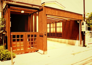 建物前,町,屋外,夏,ヴィンテージ