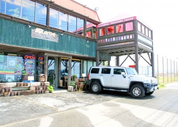 建物前,町,屋外,夏,晴れ