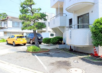 建物前,町,屋外,夏,晴れ