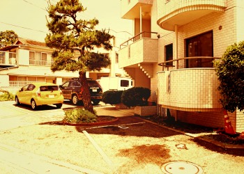 建物前,町,屋外,夏,晴れ,ヴィンテージ