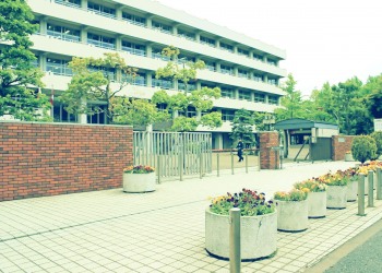 建物前,都市,屋外,春,昭和レトロ