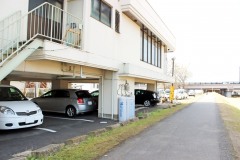 建物前,町,屋外,春