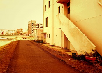 建物前,町,屋外,春,秋,ヴィンテージ