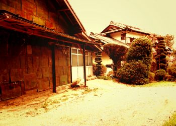 建物前,町,屋外,夏,曇り,ヴィンテージ