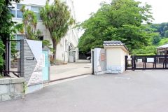 建物前,町,屋外,夏,曇り