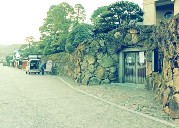 建物前,町,屋外,冬,曇り,昭和レトロ