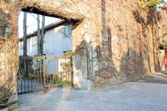 建物前,町,曇り,屋外