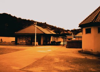 建物前,村,曇り,屋外,ヴィンテージ