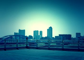 展望,都市,屋外,秋,晴れ,ホラー