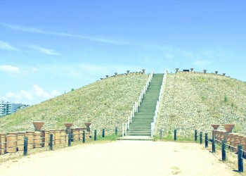 展望,公園,夏,屋外,晴れ,昭和レトロ