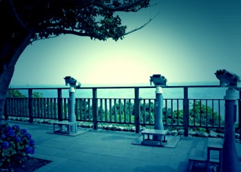 展望,町,屋外,夏,曇り,ホラー