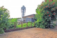 展望,町,屋外,夏,曇り