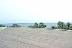 展望,町,屋外,夏,曇り