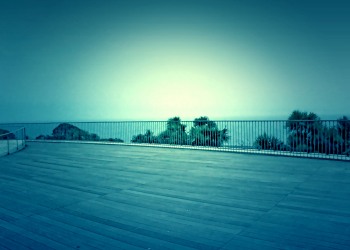 展望,町,屋外,夏,曇り,ホラー