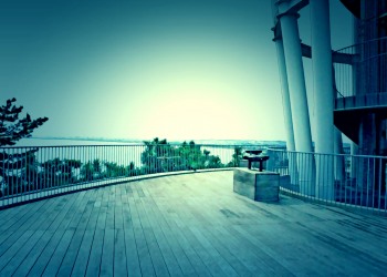展望,町,屋外,夏,曇り,ホラー