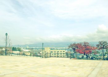 展望,村,屋外,秋,晴れ,昭和レトロ