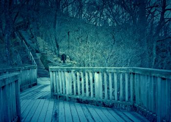 展望,アウトドア,屋外,冬,晴れ,ホラー