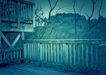 展望,アウトドア,屋外,冬,曇り,ホラー
