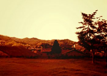 展望,アウトドア,屋外,秋,晴れ,ヴィンテージ