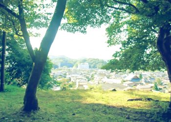 展望,村,屋外,秋,晴れ,昭和レトロ