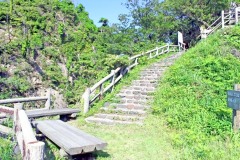 林道,アウトドア,屋外,夏,晴れ,