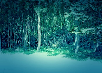 林道,アウトドア,屋外,夏,晴れ,ホラー