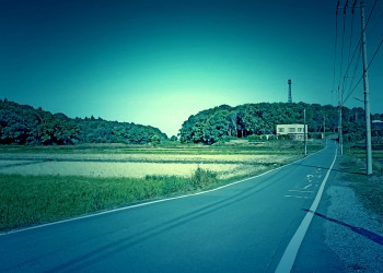 林道,村,晴れ,屋外,秋,ホラー
