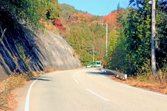 山道,アウトドア,屋外,秋,晴れ
