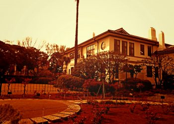 洋館, 洋, 町, 屋外, 冬, 晴れ,ヴィンテージ