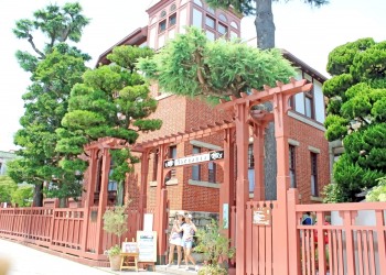 洋館,町,夏,屋外,晴れ