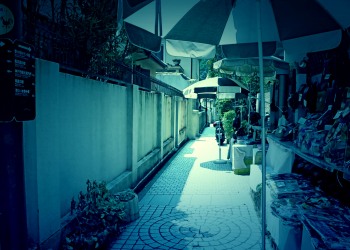 道路,町,屋外,夏,晴れ,ホラー