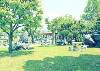 洋館,洋風庭園,晴れ,屋外,夏,昭和レトロ