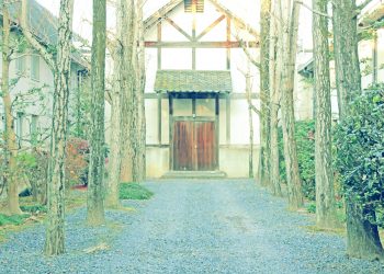 洋館,町,屋外,秋,晴れ,昭和レトロ