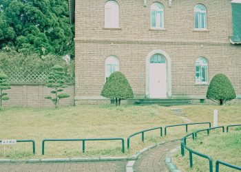 洋風庭園,晴れ,夏,屋外,昭和レトロ