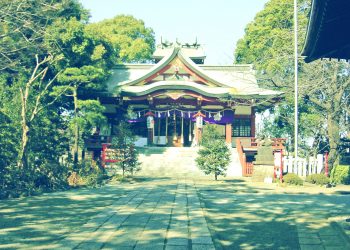 神社,町,和,屋外,夏,晴れ,昭和レトロ