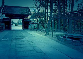 神社, 町, 屋外, 冬, 曇り,和風伝奇,ホラー