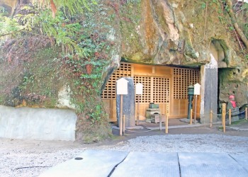 神社,村,秋,屋外,曇り