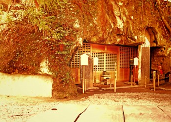 神社,村,秋,屋外,曇り,ヴィンテージ