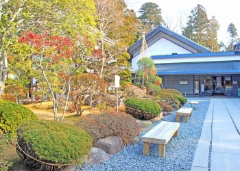 神社,村,秋,屋外,曇り