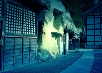 神社,町,屋外,秋,晴れ,夏,ホラー