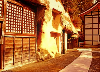 神社,町,屋外,秋,晴れ,夏,ヴィンテージ