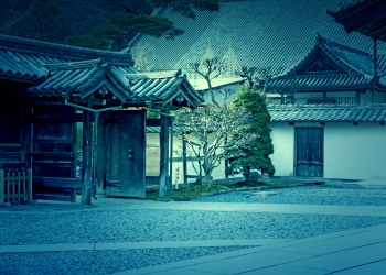 神社,町,屋外,秋,ホラー
