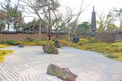 日本庭園,屋外,秋,曇り