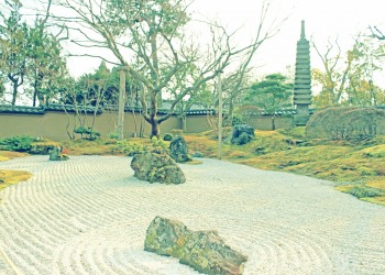 日本庭園,屋外,秋,曇り,昭和レトロ