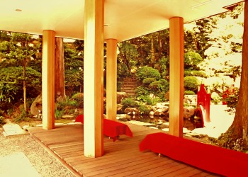 神社,日本庭園,屋外,晴れ,夏,ヴィンテージ