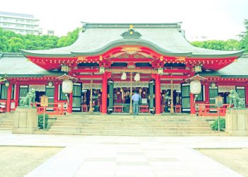 神社,町,屋外,夏,晴れ,昭和レトロ