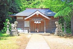 神社,村,屋外,夏,晴れ
