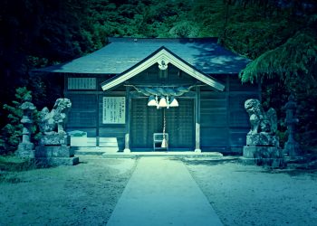 神社,村,屋外,夏,晴れ,ホラー