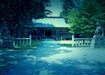 神社,和,屋外,夏,晴れ,ホラー